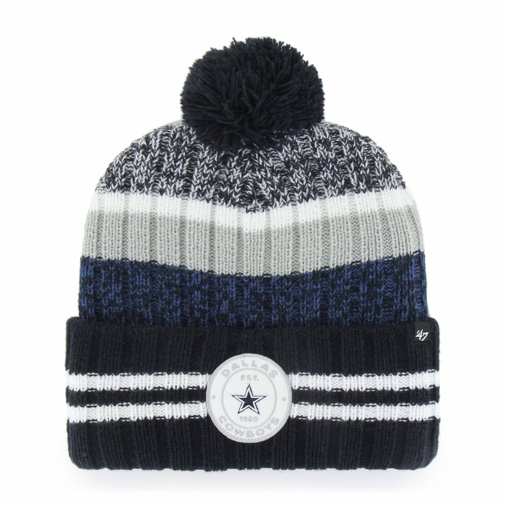 '47 Quiver Cuffed Pom Knit Hat - Dallas Cowboys