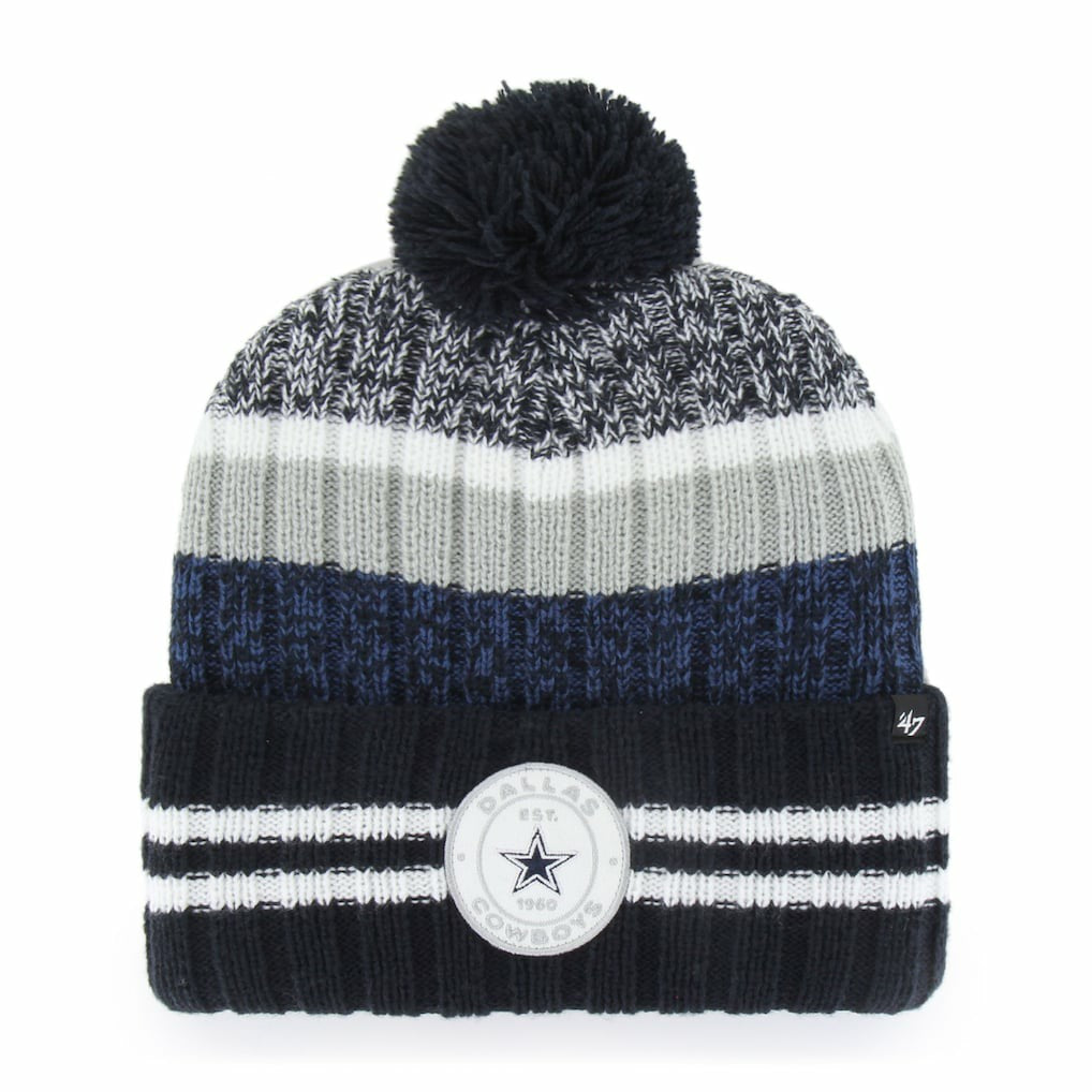 '47 Quiver Cuffed Pom Knit Hat - Dallas Cowboys