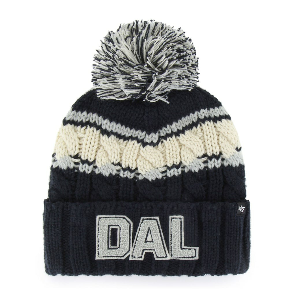 '47 Women's Emma Cuffed Knit Hat with Pom - Dallas Cowboys