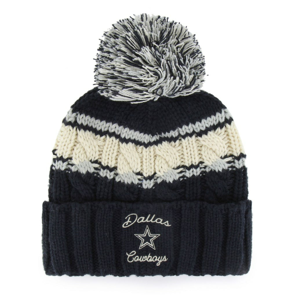 '47 Women's Emma Cuffed Knit Hat with Pom - Dallas Cowboys