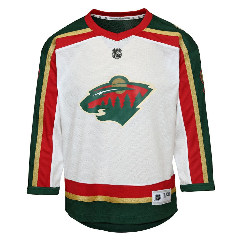 NHL White Kirill Kaprizov Minnesota Wild Youth 25th Anniversary Replica Player Jersey