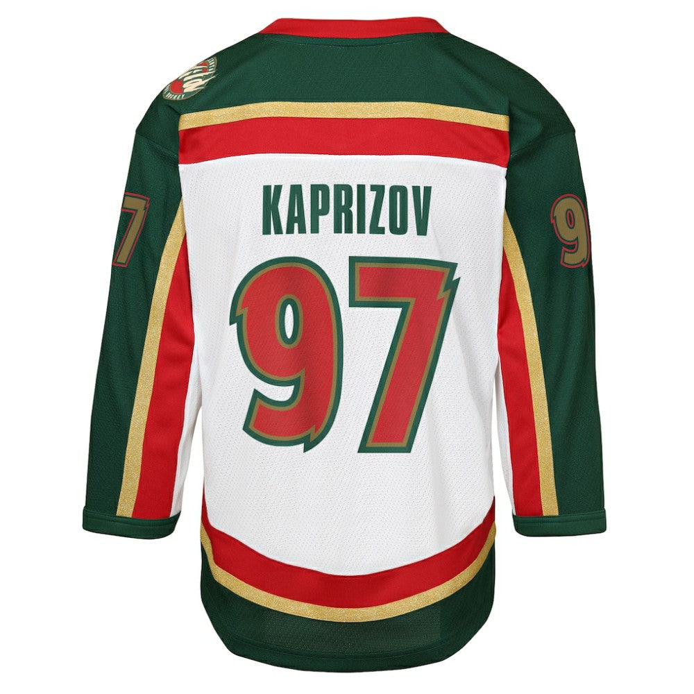 NHL White Kirill Kaprizov Minnesota Wild Youth 25th Anniversary Replica Player Jersey