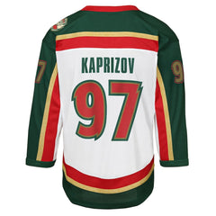 NHL White Kirill Kaprizov Minnesota Wild Youth 25th Anniversary Replica Player Jersey
