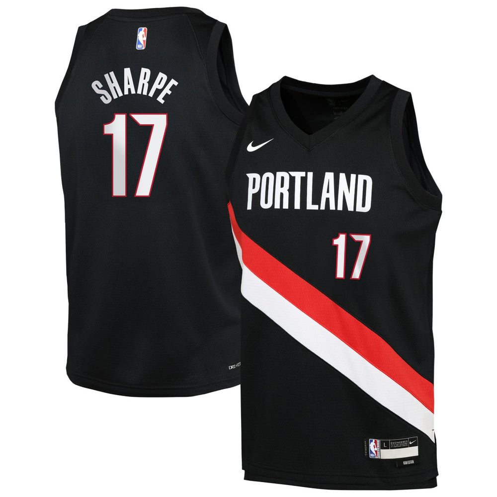 NBA Shaedon Sharpe Portland Trail Blazers Youth Icon Edition Swingman Jersey