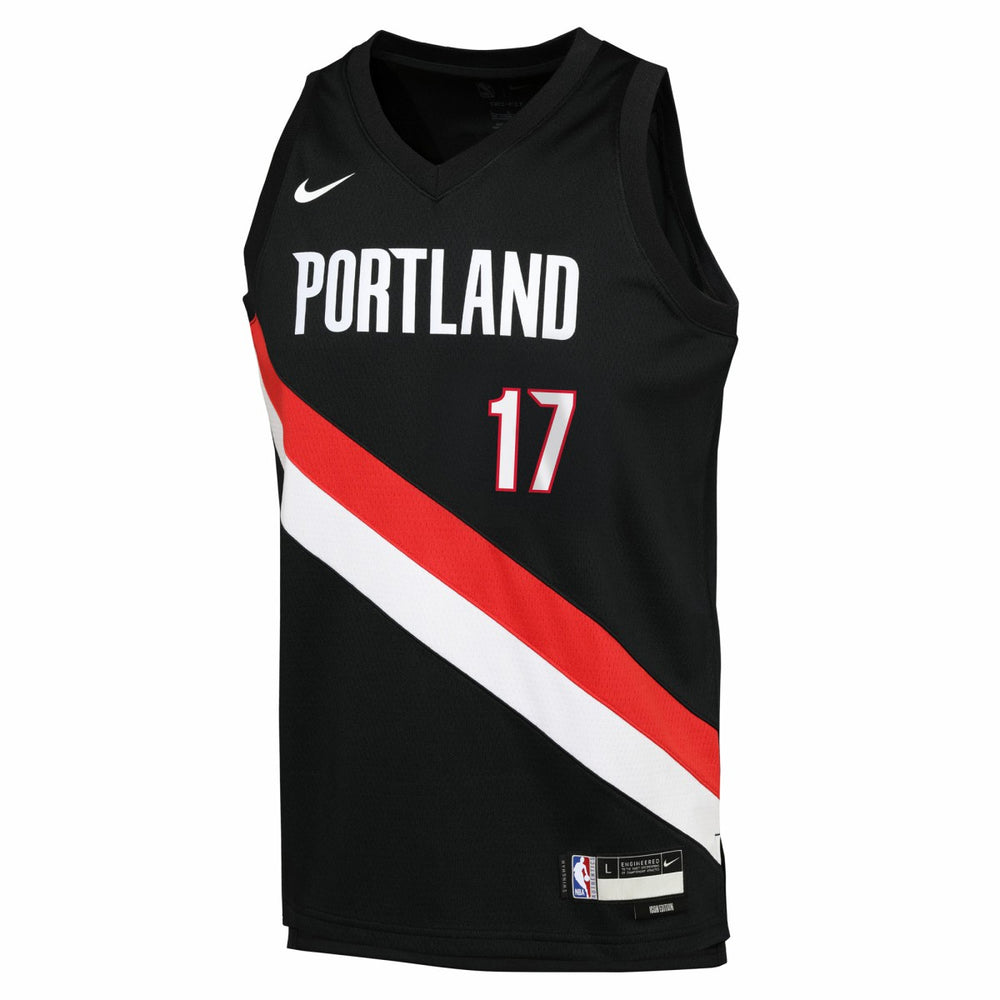 NBA Shaedon Sharpe Portland Trail Blazers Youth Icon Edition Swingman Jersey