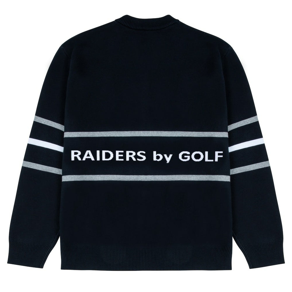GOLF WANG Jacquard Pullover Sweater - Las Vegas Raiders