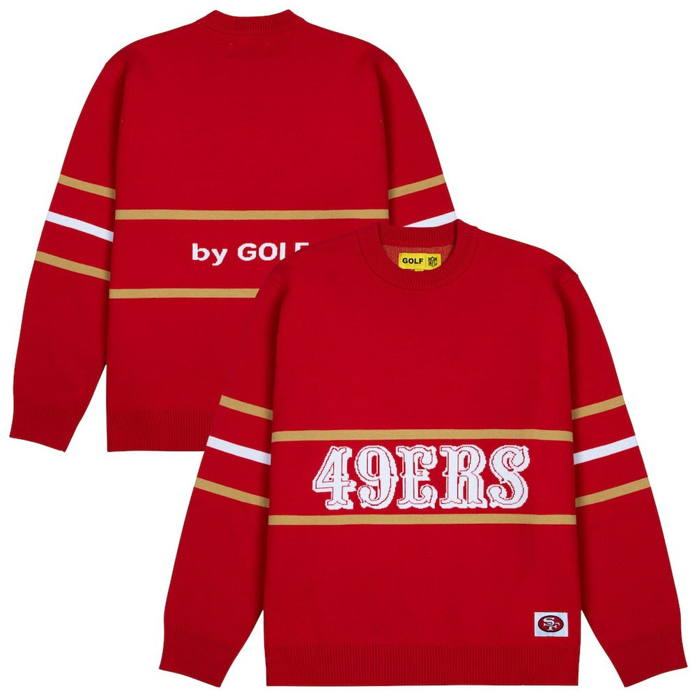 GOLF WANG Jacquard Pullover Sweater - San Francisco 49ers