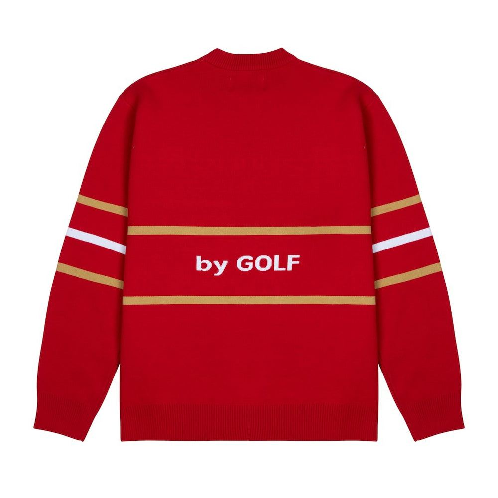 GOLF WANG Jacquard Pullover Sweater - San Francisco 49ers