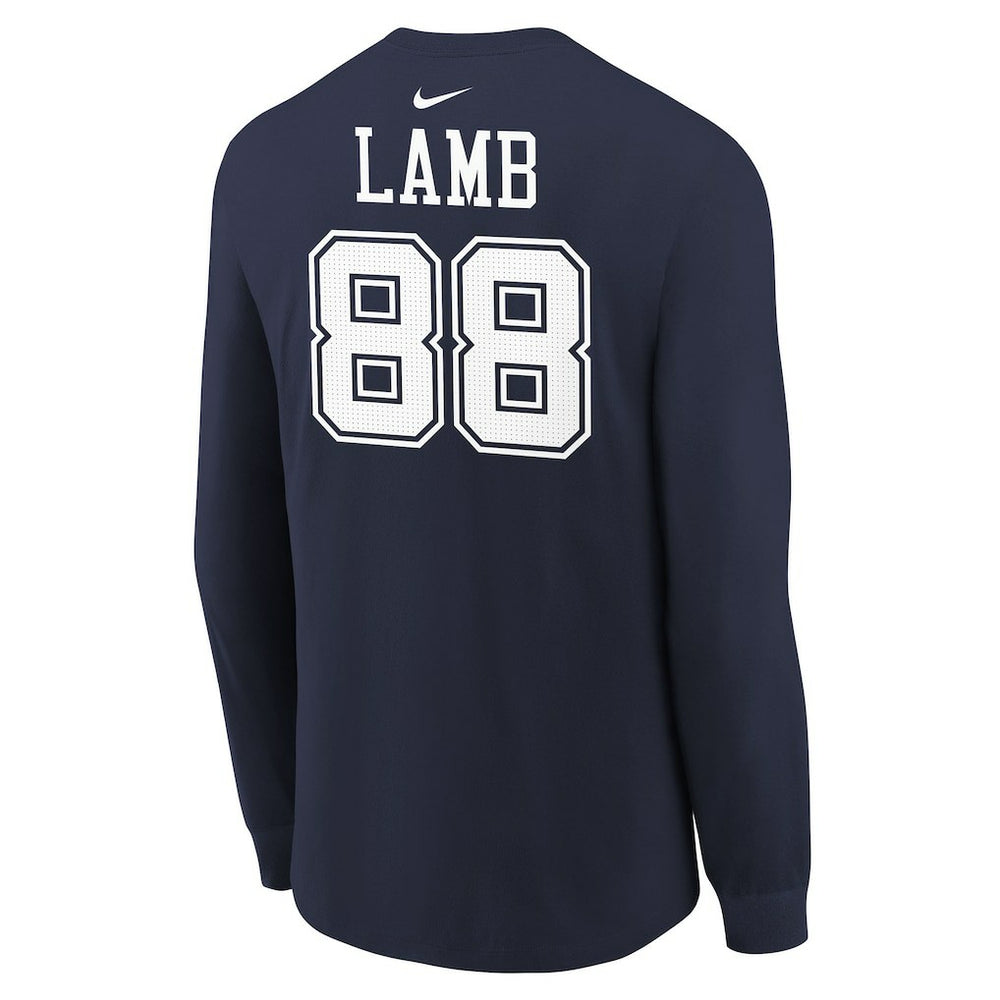 CeeDee Lamb  Youth Player Name & Number Long Sleeve T-Shirt - Dallas Cowboys