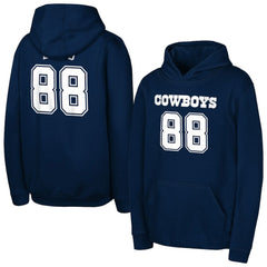 CeeDee Lamb  Outerstuff Mainliner Player Name & Number Hoodie - Dallas Cowboys