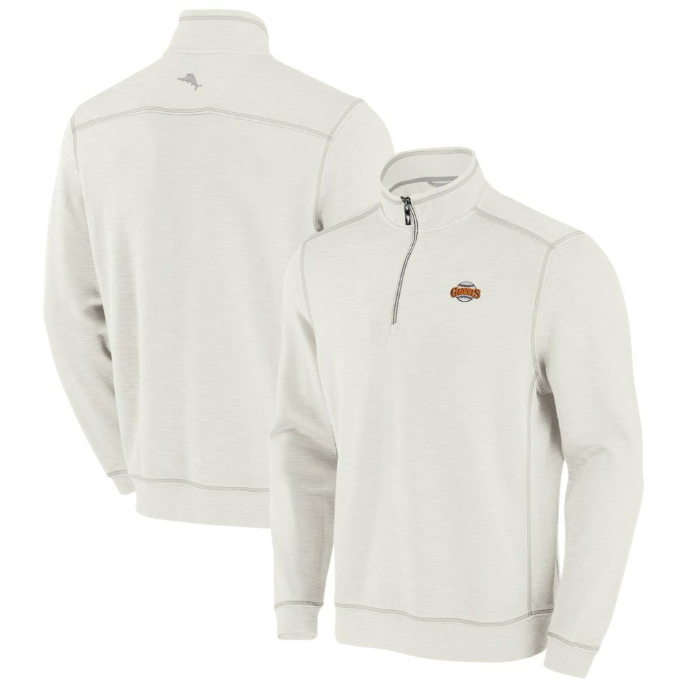 MLB San Francisco Giants Tommy Bahama Sport Tobago Bay Tri-Blend Half-Zip Sweatshirt