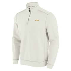 MLB San Diego Padres Tommy Bahama Sport Tobago Bay Tri-Blend Half-Zip Sweatshirt