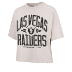 '47 Women's Cropped Windthrow Ravine T-Shirt - Las Vegas Raiders