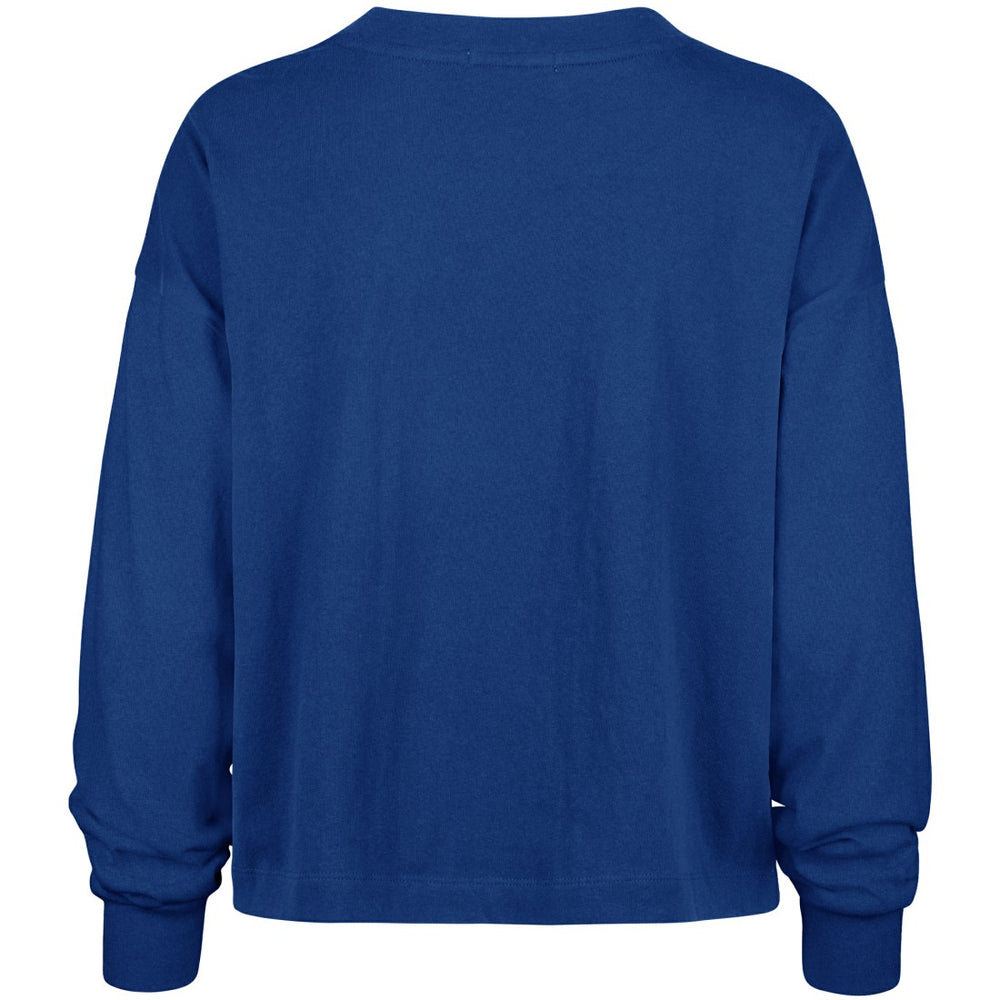 '47 Women's Muse Sydney Long Sleeve Cropped T-Shirt - New York Giants