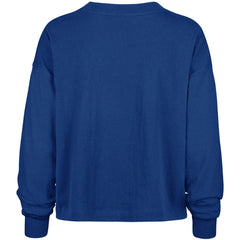 '47 Women's Muse Sydney Long Sleeve Cropped T-Shirt - New York Giants