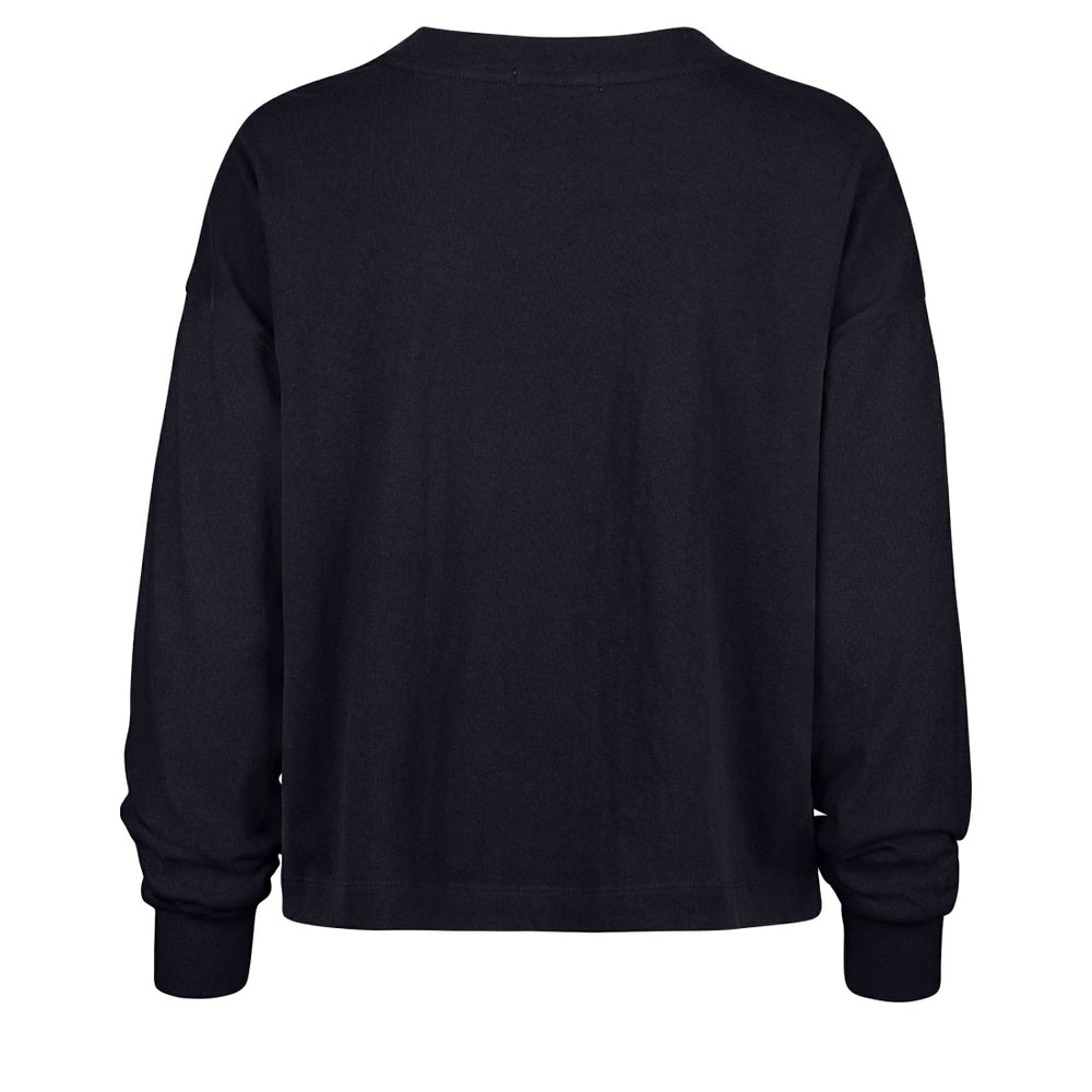 '47 Women's Muse Sydney Long Sleeve Cropped T-Shirt - Denver Broncos