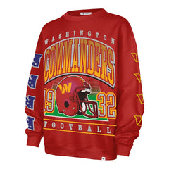 '47 Women's Go Big Oversized Pullover Sweatshirt - Washington Commanders