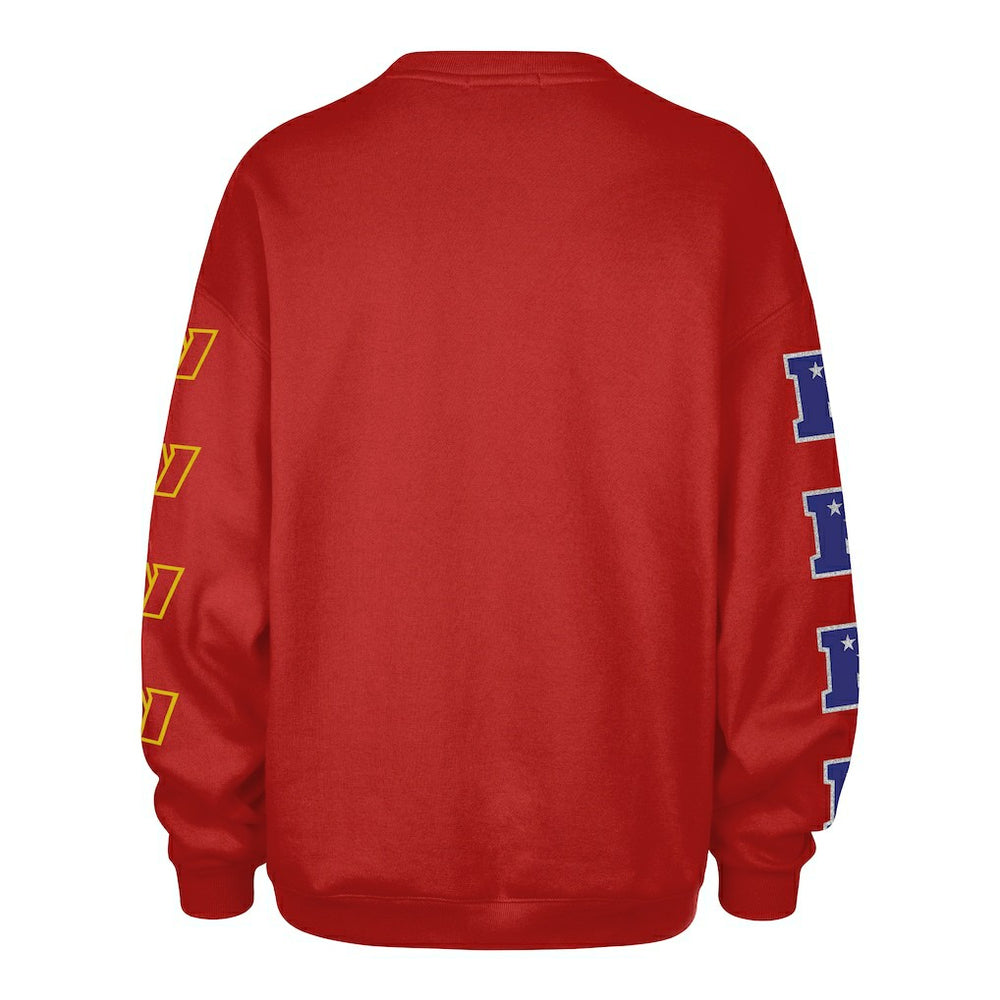 '47 Women's Go Big Oversized Pullover Sweatshirt - Washington Commanders