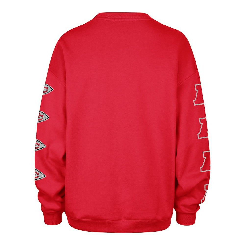 '47 Women's Go Big Oversized Pullover Sweatshirt - Kansas City Chiefs