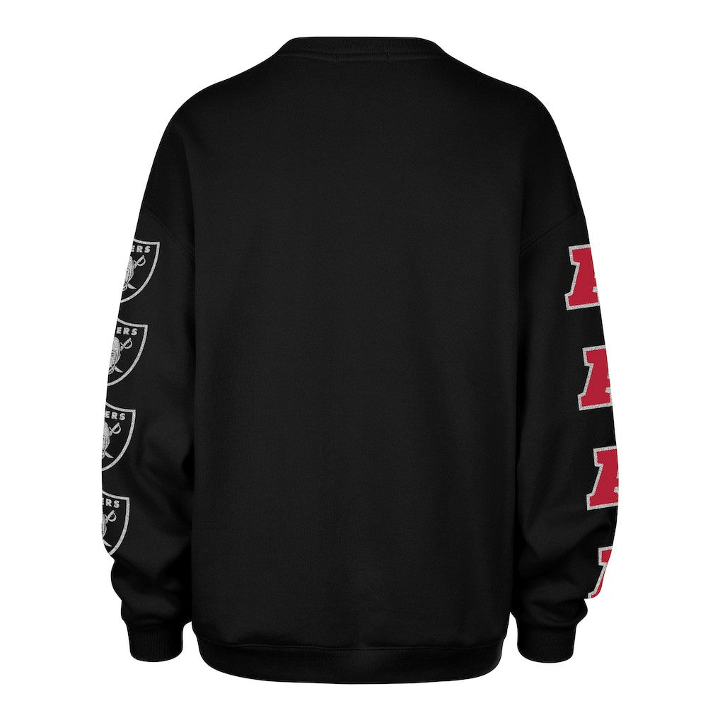 '47 Women's Go Big Oversized Pullover Sweatshirt - Las Vegas Raiders