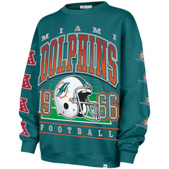 '47 Women's Go Big Oversized Pullover Sweatshirt - Miami Dolphins