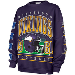 '47 Women's Go Big Oversized Pullover Sweatshirt - Minnesota Vikings