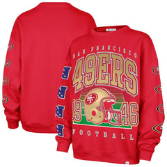 '47 Women's Go Big Oversized Pullover Sweatshirt - San Francisco 49ers