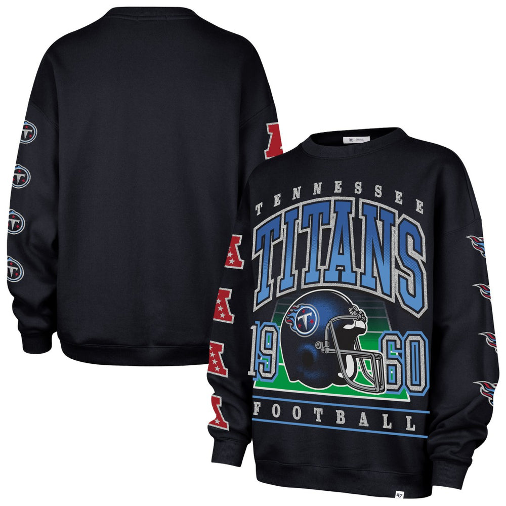 '47 Women's Go Big Oversized Pullover Sweatshirt - Tennessee Titans