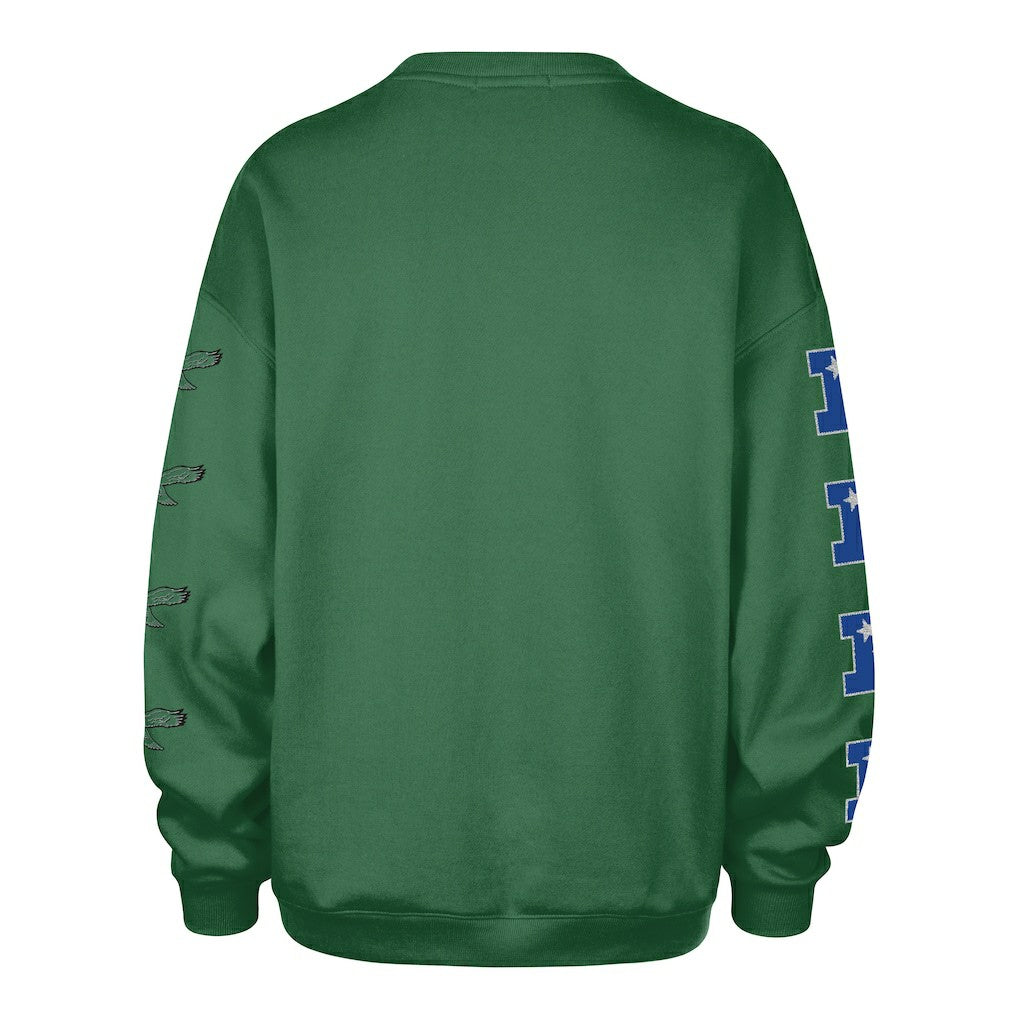 '47 Women's Go Big Oversized Pullover Sweatshirt - Philadelphia Eagles