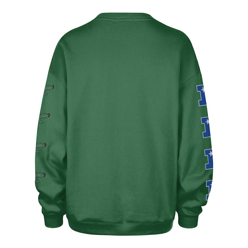 '47 Women's Go Big Oversized Pullover Sweatshirt - Philadelphia Eagles