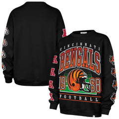 '47 Women's Go Big Oversized Pullover Sweatshirt - Cincinnati Bengals
