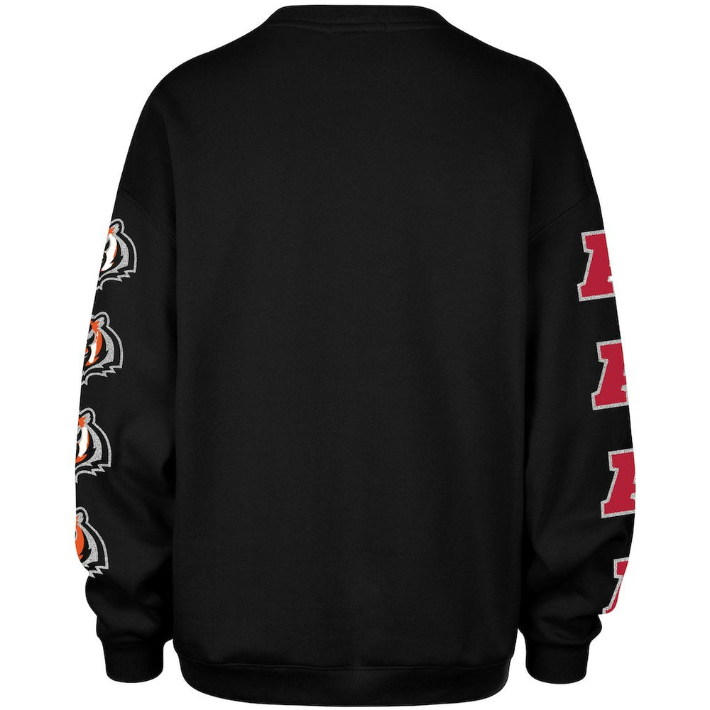 '47 Women's Go Big Oversized Pullover Sweatshirt - Cincinnati Bengals