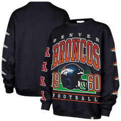 '47 Women's Go Big Oversized Pullover Sweatshirt - Denver Broncos