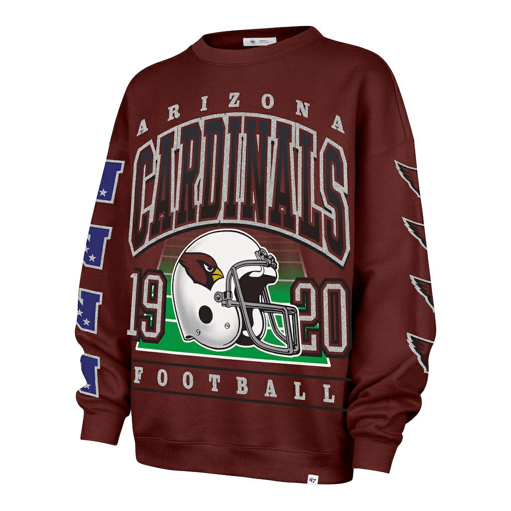 '47 Women's Go Big Oversized Pullover Sweatshirt - Arizona Cardinals