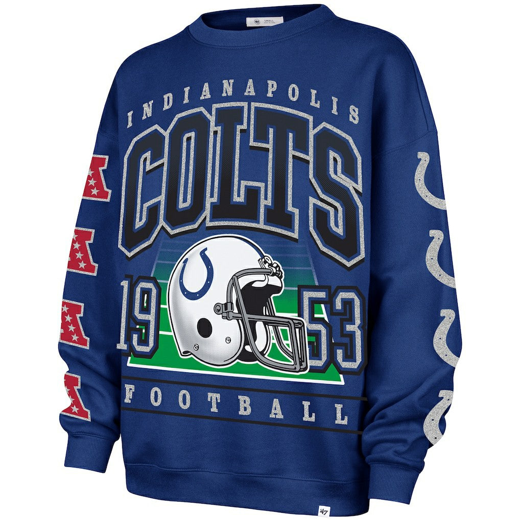 '47 Women's Go Big Oversized Pullover Sweatshirt - Indianapolis Colts