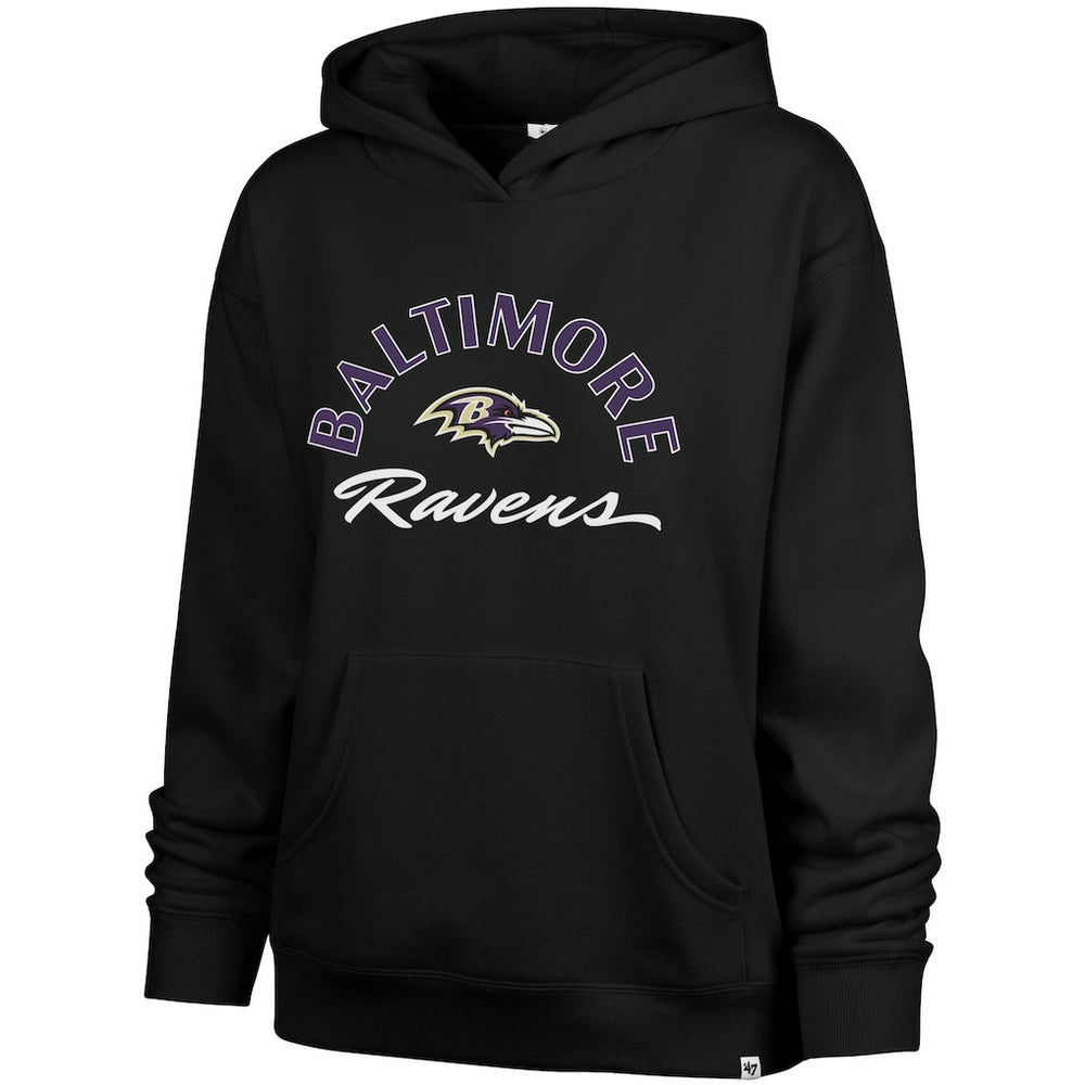 '47 Women's Whirlwind Naomi Pullover Hoodie - Baltimore Ravens