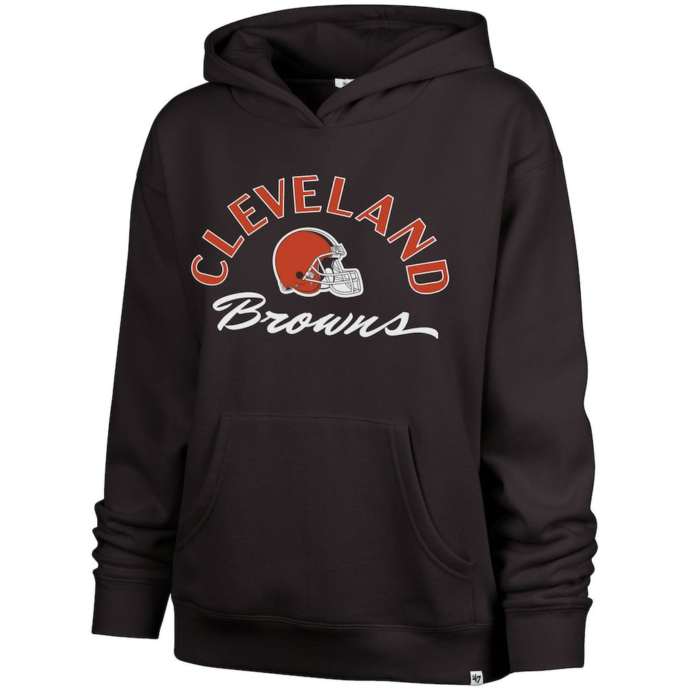 '47 Women's Whirlwind Naomi Pullover Hoodie - Cleveland Browns