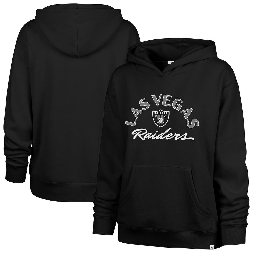 '47 Women's Whirlwind Naomi Pullover Hoodie - Las Vegas Raiders