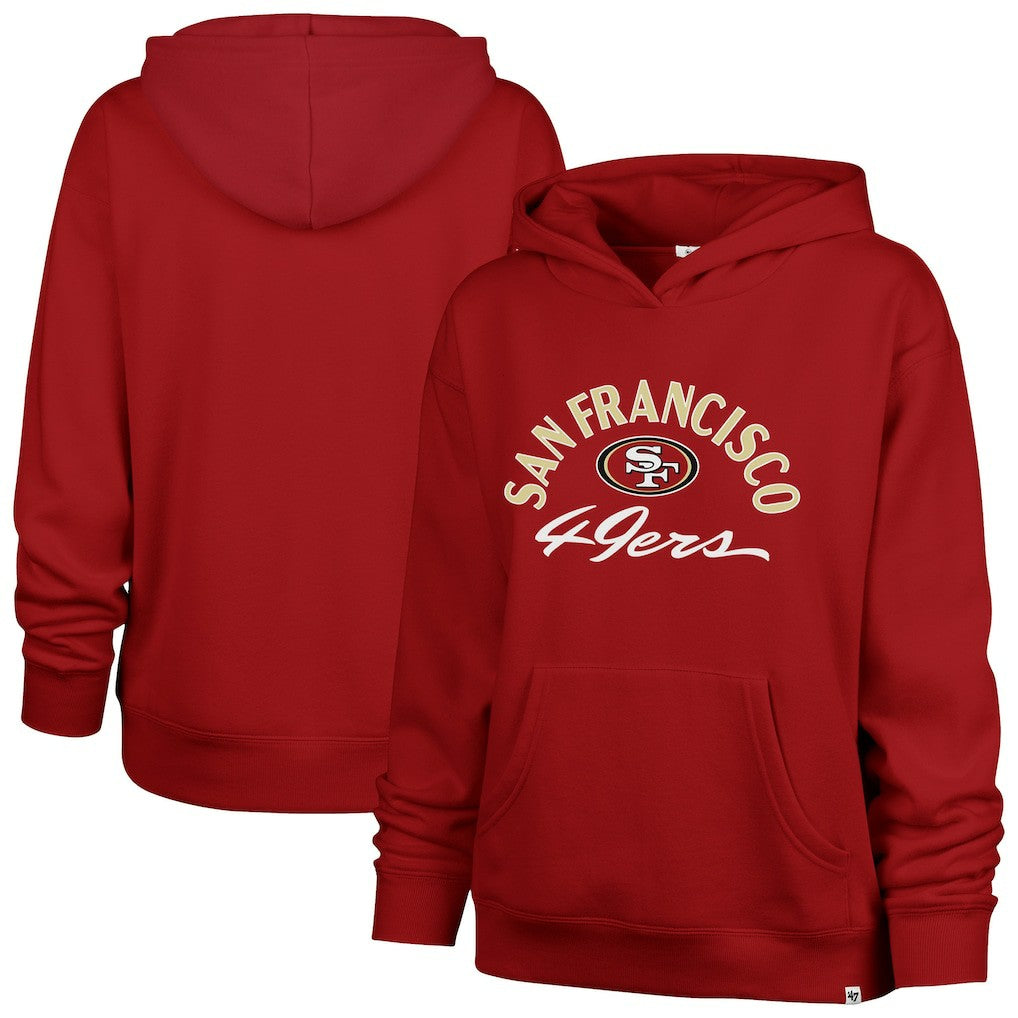 '47 Women's Whirlwind Naomi Pullover Hoodie - San Francisco 49ers