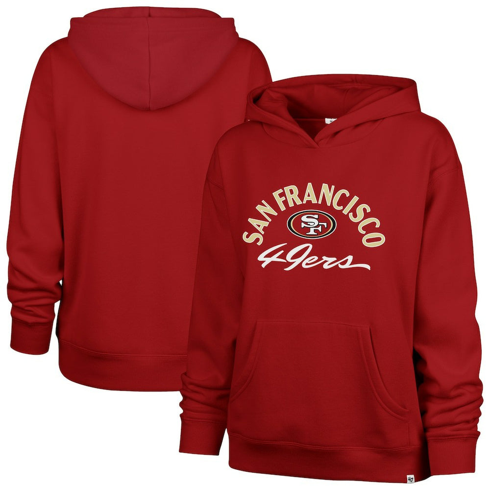 '47 Women's Whirlwind Naomi Pullover Hoodie - San Francisco 49ers