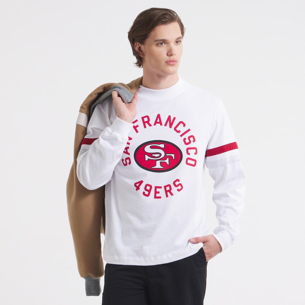 x Todd Snyder Premium Jersey Mock Neck Tee - San Francisco 49ers