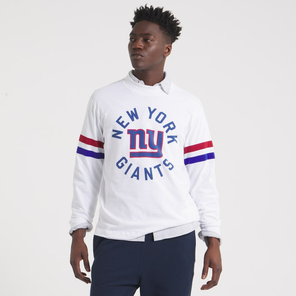 x Todd Snyder Premium Jersey Mock Neck Tee - New York Giants