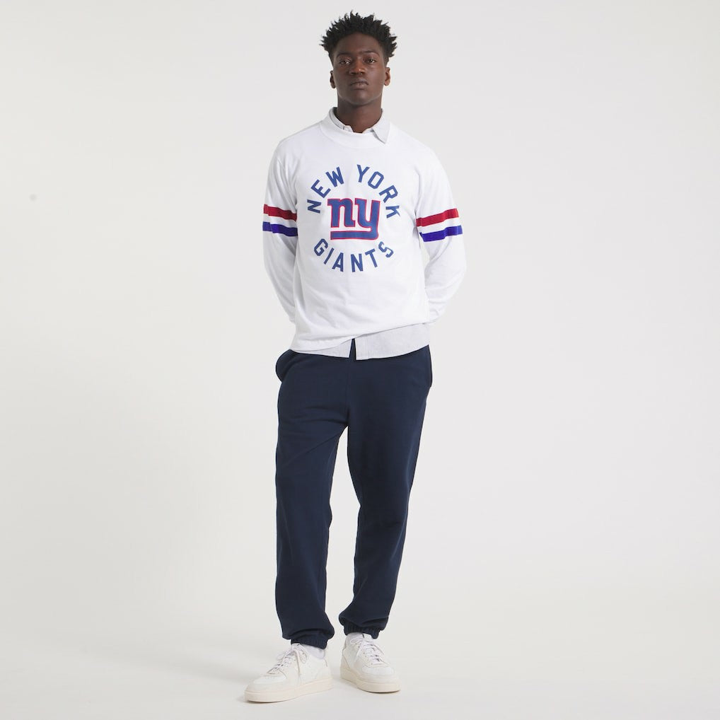 x Todd Snyder Premium Jersey Mock Neck Tee - New York Giants