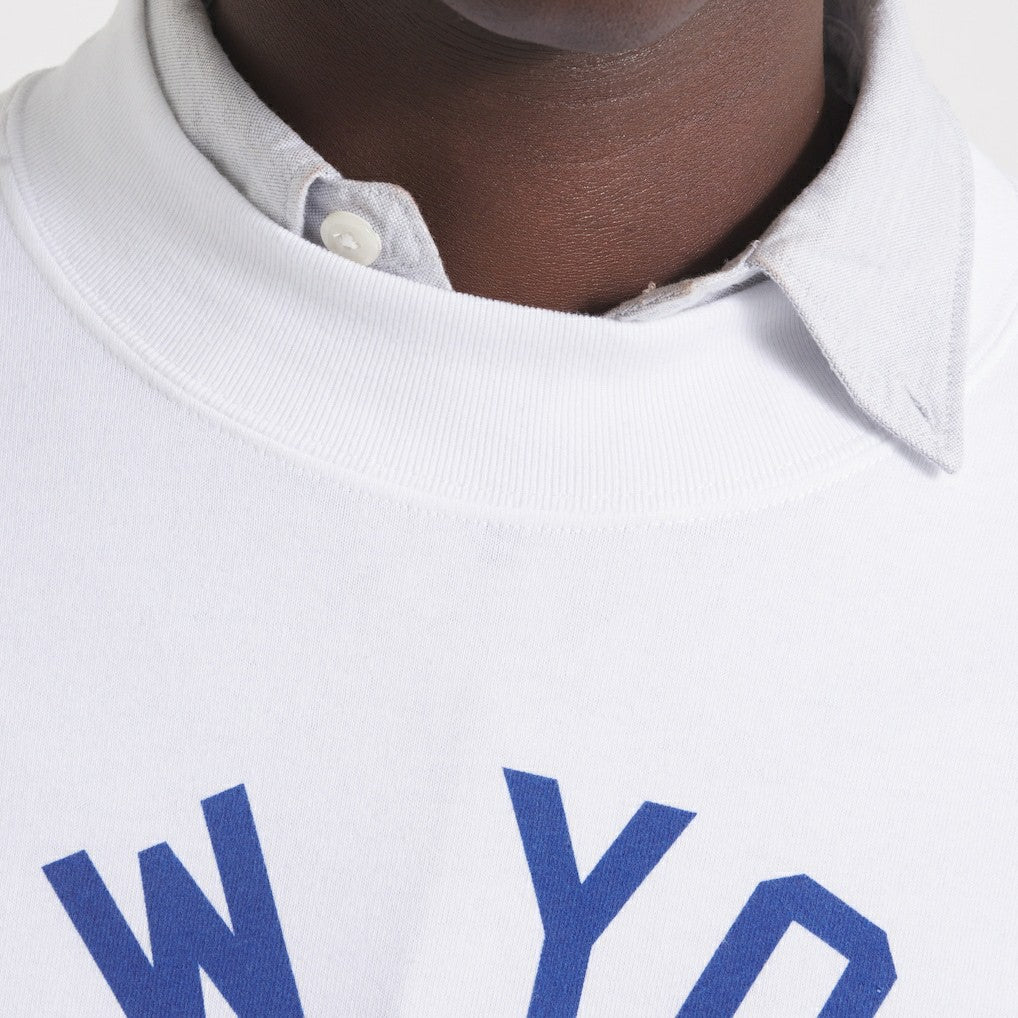 x Todd Snyder Premium Jersey Mock Neck Tee - New York Giants