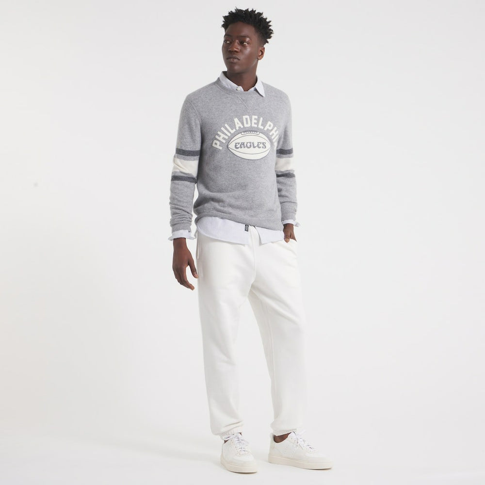 x Todd Snyder Cashmere Crew Sweater - Philadelphia Eagles