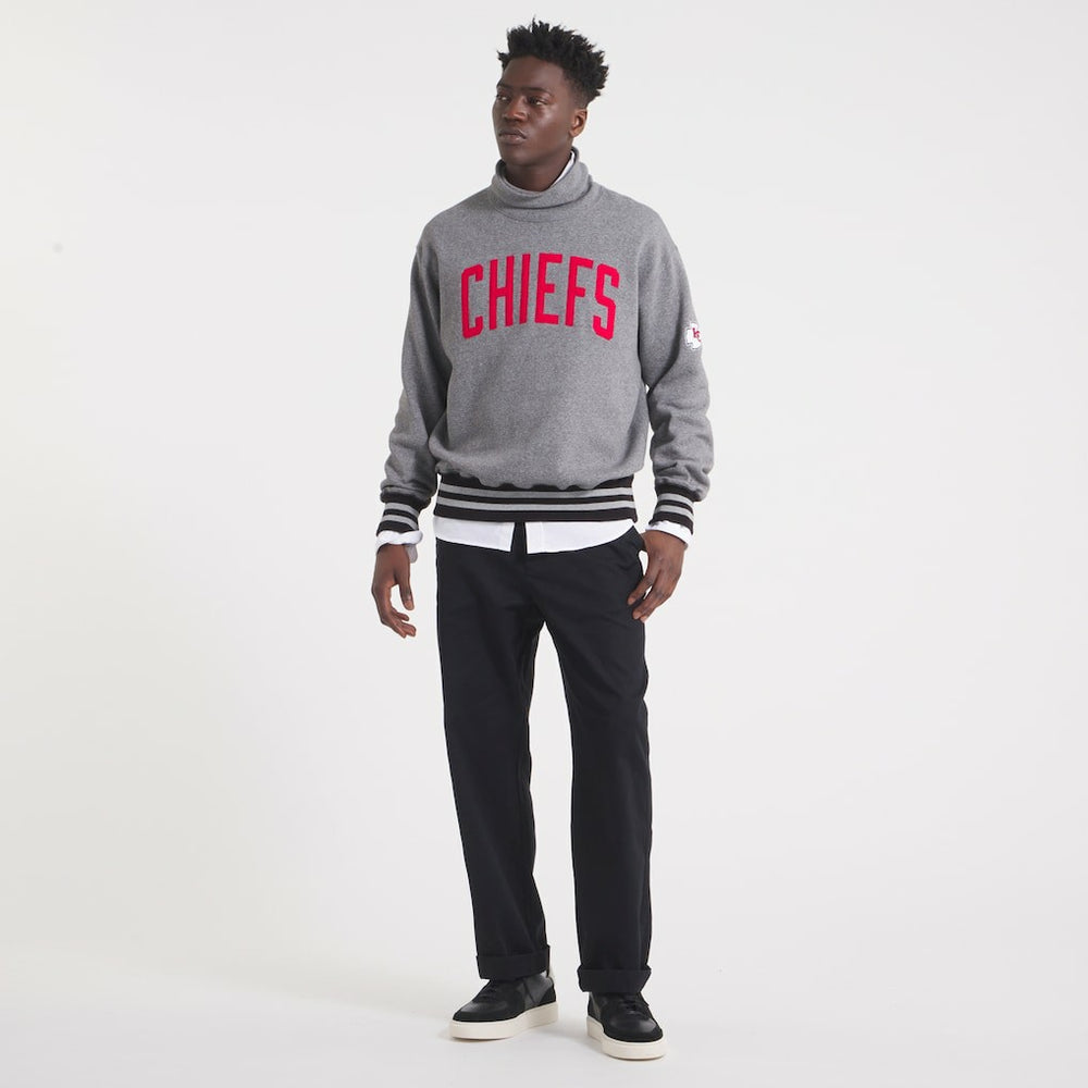 x Todd Snyder Relaxed Canadian Fleece Turtleneck - Kansas City Chiefs
