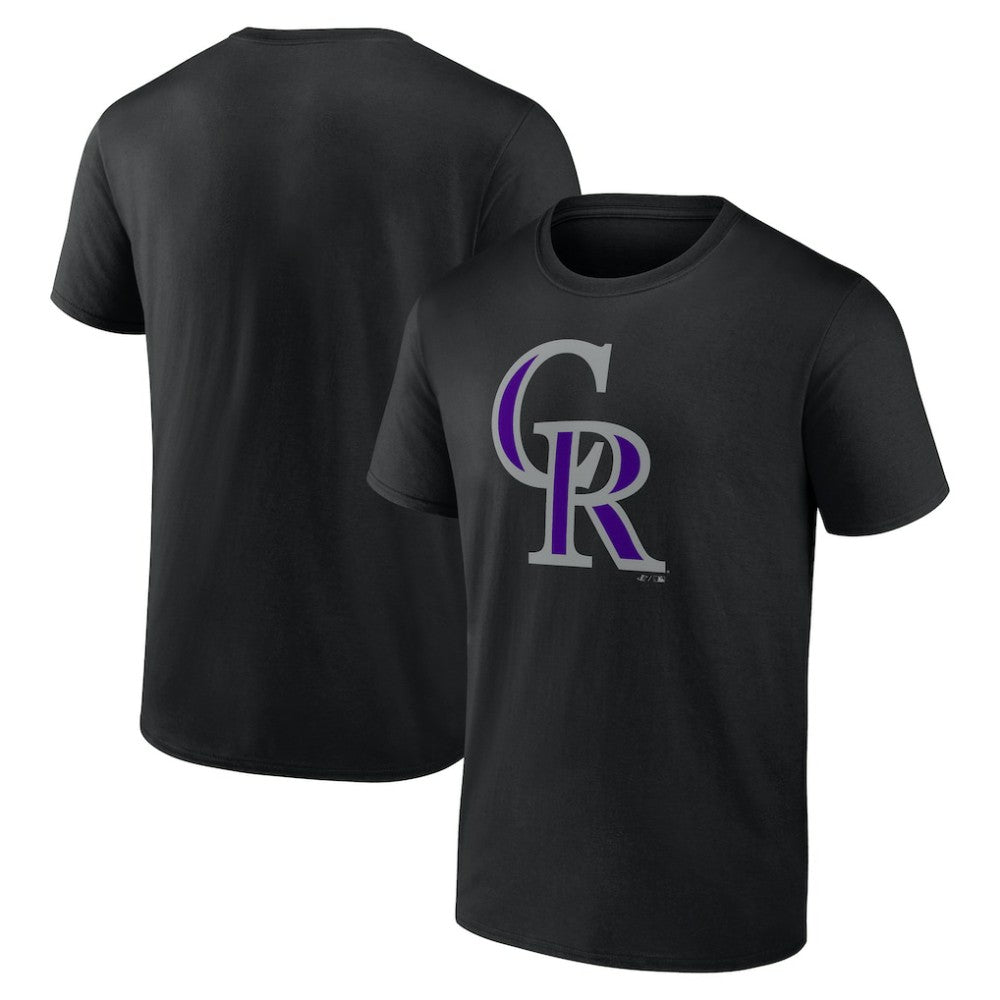 MLB Colorado Rockies Profile Big & Tall Primary Logo T-Shirt