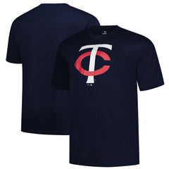 MLB Minnesota Twins Profile Big & Tall Primary Logo T-Shirt