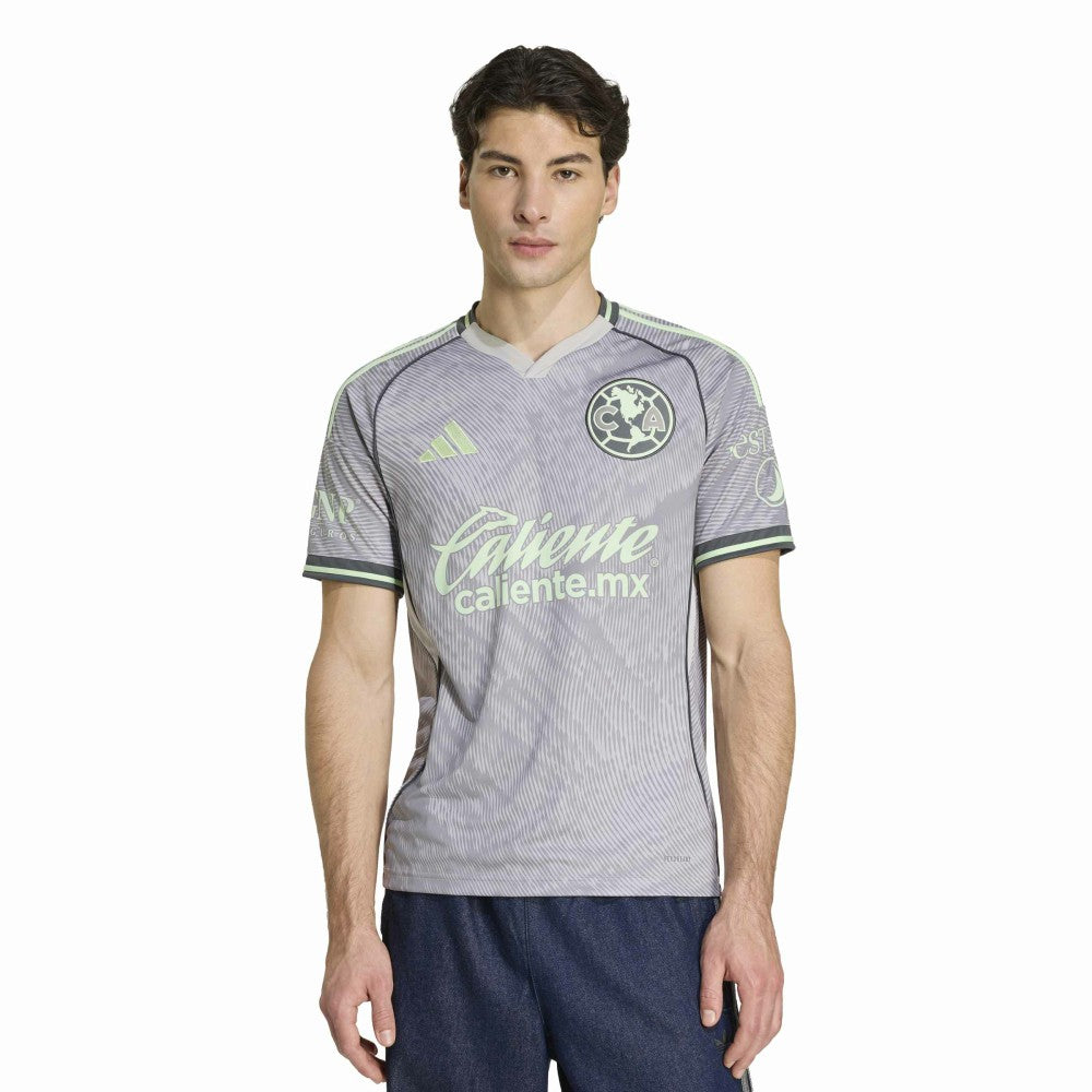 Club America 2025/26 Third Replica Jersey - Adidas Gray