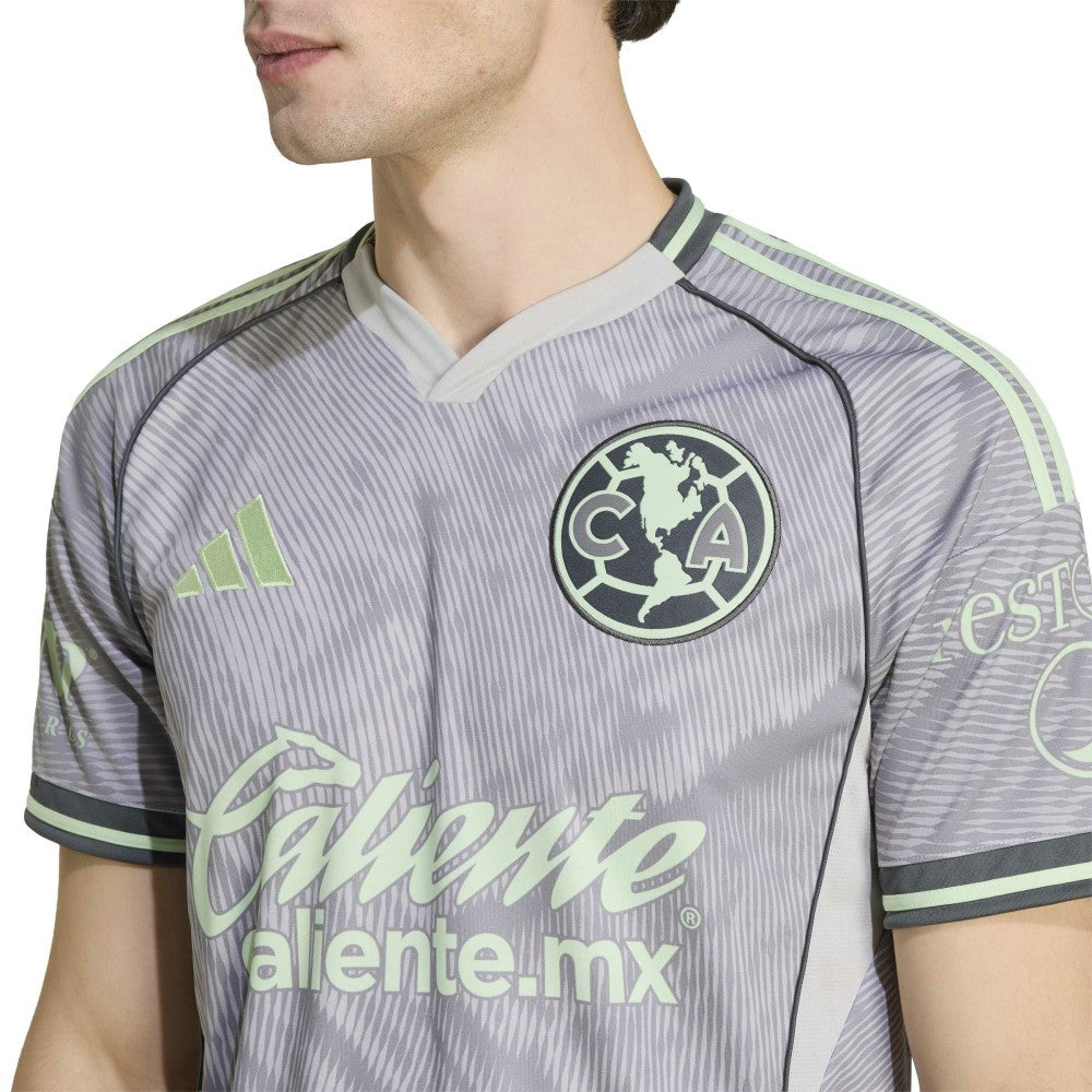 Club America 2025/26 Third Replica Jersey - Adidas Gray